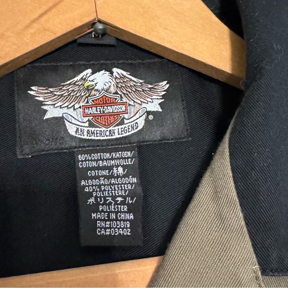 Harley-Davidson Men's Short Sleeve Button Shirt - Picture 3 of 6
